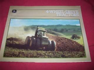   Deere 8450 8650 8850 Tractor Brochure 4 Wheel Drive 28 Pages  