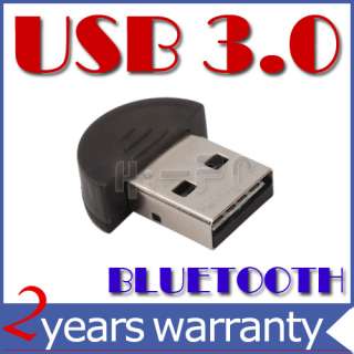 NEW MINI USB 3.0 BLUETOOTH EDR DONGLE WIRELESS ADAPTER for PC  