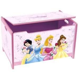  Disney Princess Pretty Pink Wooden Toy Box Toys & Games