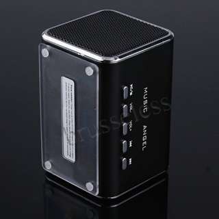   as one new rechargeable speaker player it can play music by tf sd