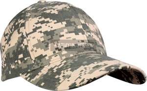 ACU Digital Camouflage Army Supreme Low Profile Adjustable Cap 