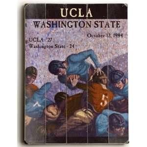  Wood Sign UCLA VS Washington State by unknown. Size 24.00 