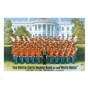  Marine Band at the White house Poster (10.00 x 8.00)