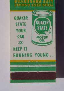   Quaker State Motor Oil Skyline Oil Co. Winchester VA Virginia  