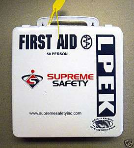 50 PERSON FIRST AID KIT for Shop or Office  