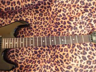 Kramer HH Guitar Black Beauty Guitar   Long Neck   Huge Ax  
