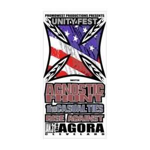  AGNOSTIC FRONT   Limited Edition Concert Poster   by Mike 