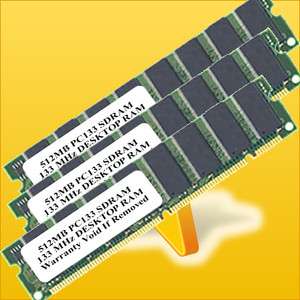 512MB PC133 SDRAM Memory 1.5GB PC 133MHZ 168pin RAM  