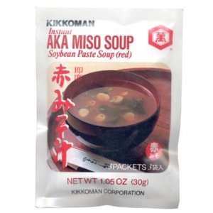 Kikkoman   Aka (Red) Miso Instant Soup Mix 1.05 Oz.  