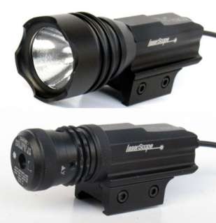 532nM Green Dot Laser Sight Scope Flashlight&20mm Mount  