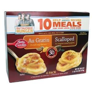 Betty Crocker AuGratin and Scalloped Potatoes 6 Pack  