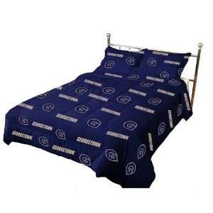  Georgetown Hoyas Comforter Set Twin   Rotary   Solid 