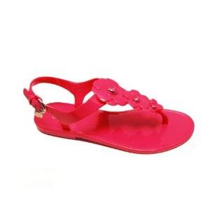   Coach Haylee Jelly Pink Flat Sandal Sz 7