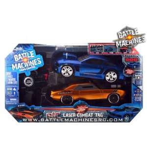   Machines Twin Pack (Blue Mustang and Orange Camaro) Toys & Games