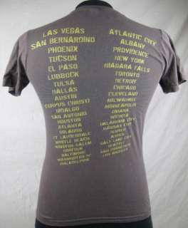 Alice In Chains Mens Tour T shirt Small Brown Winged Eye Pyramid Rock 