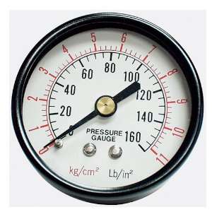 Air Pressure Gauge 2 Dial, 1/8 Back Connection