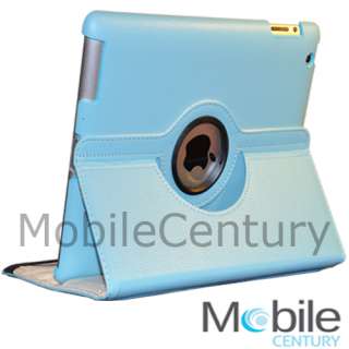 The new iPad 3 magnetic smart cover case rotating stand . Perfect fit 