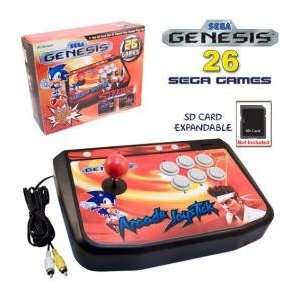  New Sega Atgames Arcade Fighting Stick With 26 Built In 