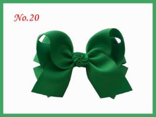 50 Girls 4.5 inch Wendy Boutique Butterfly Hair Bow Clip 3 Styles 100 
