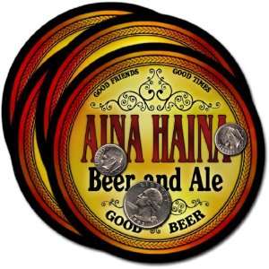  Aina Haina, HI Beer & Ale Coasters   4pk 