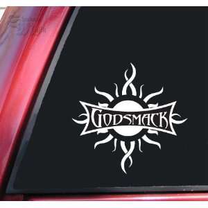  Godsmack Vinyl Decal Sticker   White Automotive