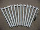 12 pack of 12 long White Party,Wedding tent stakes