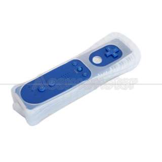   and Nunchuck Controller for Nintendo Wii Blue+case 1 Year Warranty US