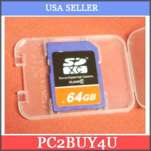 64GB CLASS 10 SDXC MEMORY CARD FOR HD VIDEO RECORDING CAMERA CAMCORDER 