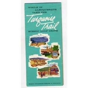   Trail Brochure Albuquerque New Mexico 1950s 