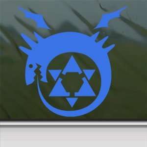 Fullmetal Alchemist Blue Decal Homunculus Window Blue Sticker