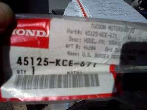 HONDA 45125 KCE 671 HOSE FRONT BRAKE NICHIRIN  