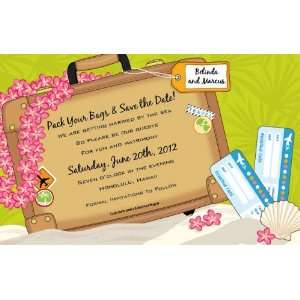  Suitcase Party Invitations 