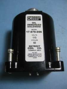 NEW DECCO OIL IMMERSED SOLENOID COIL 17 679 056 115V  