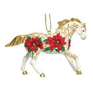    Trail of Painted Ponies Ornament, Poinsettia Pony
