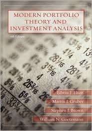   Analysis, (0470050829), Edwin J. Elton, Textbooks   