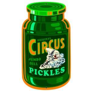  Circus Pickles Food and Drink Custom Metal Shape   Garage 