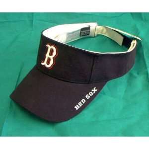  Boston Red Sox Adult Adjustible Baseball Visor Cap Red and 