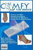 the comfy toe brace was developed for a 70 year old ballroom dancer 