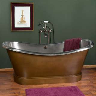 this tub has smooth lines and a simplified plinth design