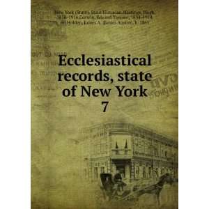  records, state of New York. 7 Hastings, Hugh, 1856 1916,Corwin 