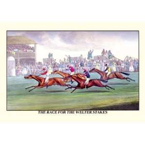  Race for the Welter Stakes 20x30 Poster Paper