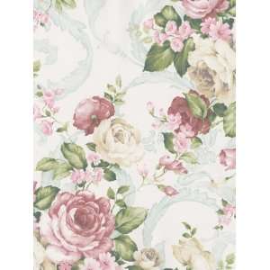  Traditional Roses Pink Wallpaper in Chateau 2