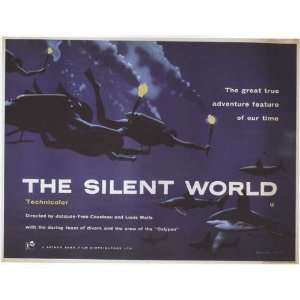  The Silent World (1956) 27 x 40 Movie Poster Style A