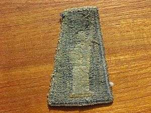 ORIGINAL WWII 77TH INFANTRY DIVISION PATCH   GREENBACK  