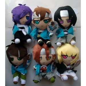 6 Hakuoki Shinsengumi Plush Doll Set ~NEW~ Everything 