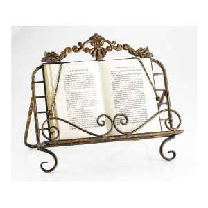  Syle Book Stand Iron Ll Decoration Hold Pages Antique Gold Cristina 
