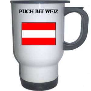  Austria   PUCH BEI WEIZ White Stainless Steel Mug 