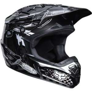  Fox Racing V2 Motor City Helmet Black M Automotive