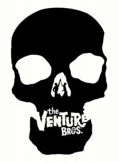   logo on a white t shirt. Every Venture Bros fan should have one