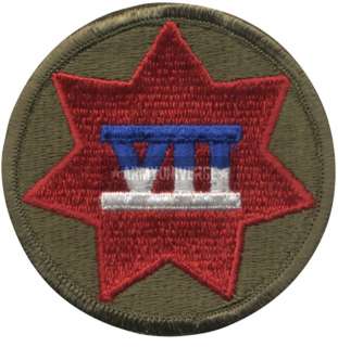 US Army 7th Corps VII Corps Color Patch  